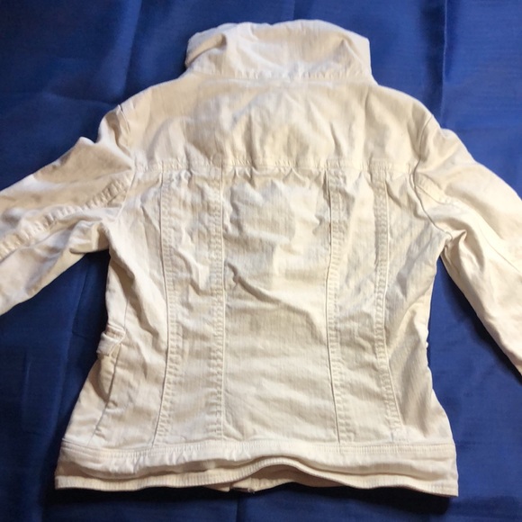 Y2K Garage Jean Jacket, White, Lightweight - Picture 3 of 15